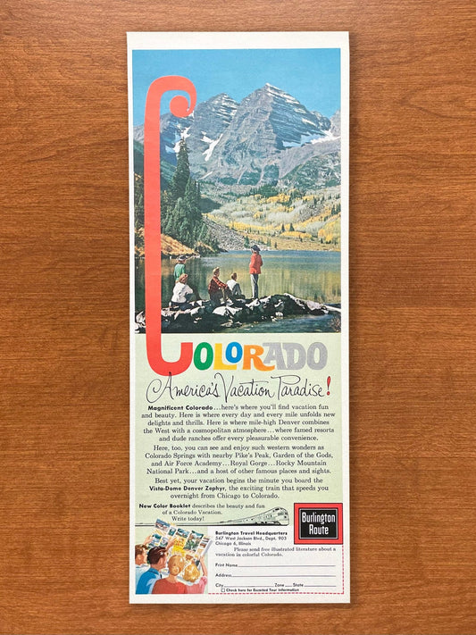 1965 Colorado "America's Vacation Paradise!" Advertisement