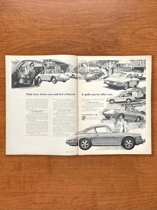 1967 Porsche "Think twice... It spoils you for other cars." Advertisement