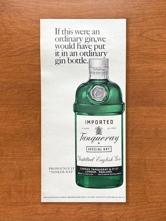 1967 Tanqueray Advertisement