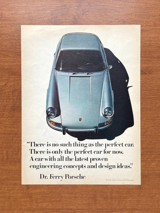 1971 Porsche 911 "perfect car" Advertisement