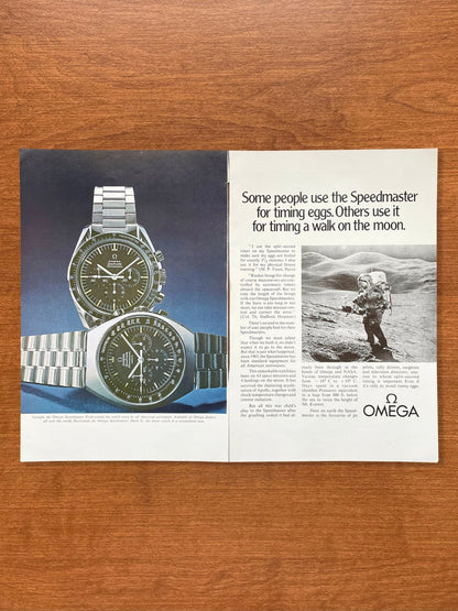 1972 Omega Speedmaster and Mark II Advertisement (smaller)