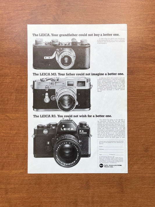 1979 Leica Camera Advertisement