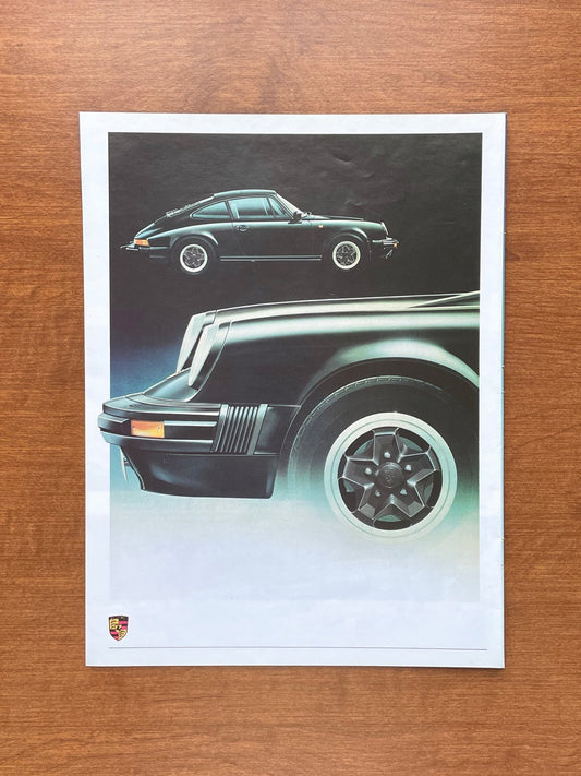 1981 Vintage Porsche 911 artwork Advertisement