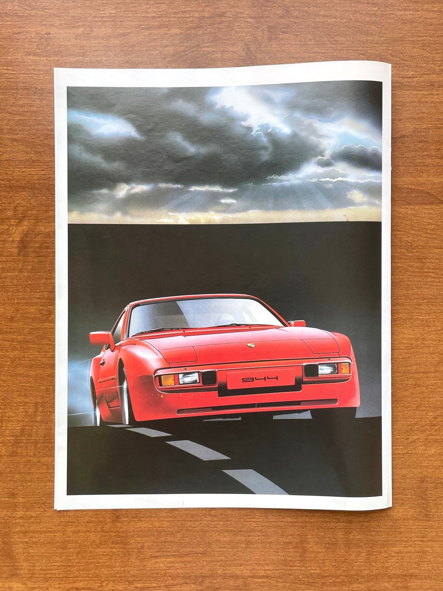 1984 Porsche 944 artwork Advertisement