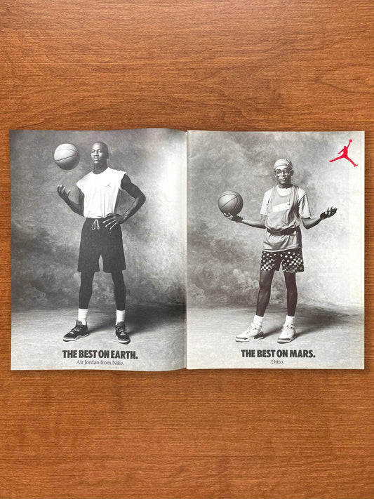 1988 Nike Air Jordan 3 feat. Spike Lee "Mars Blackmon" Advertisement