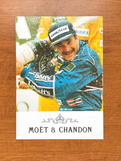 1991 Moet & Chandon feat. Nigel Mansell Advertisement