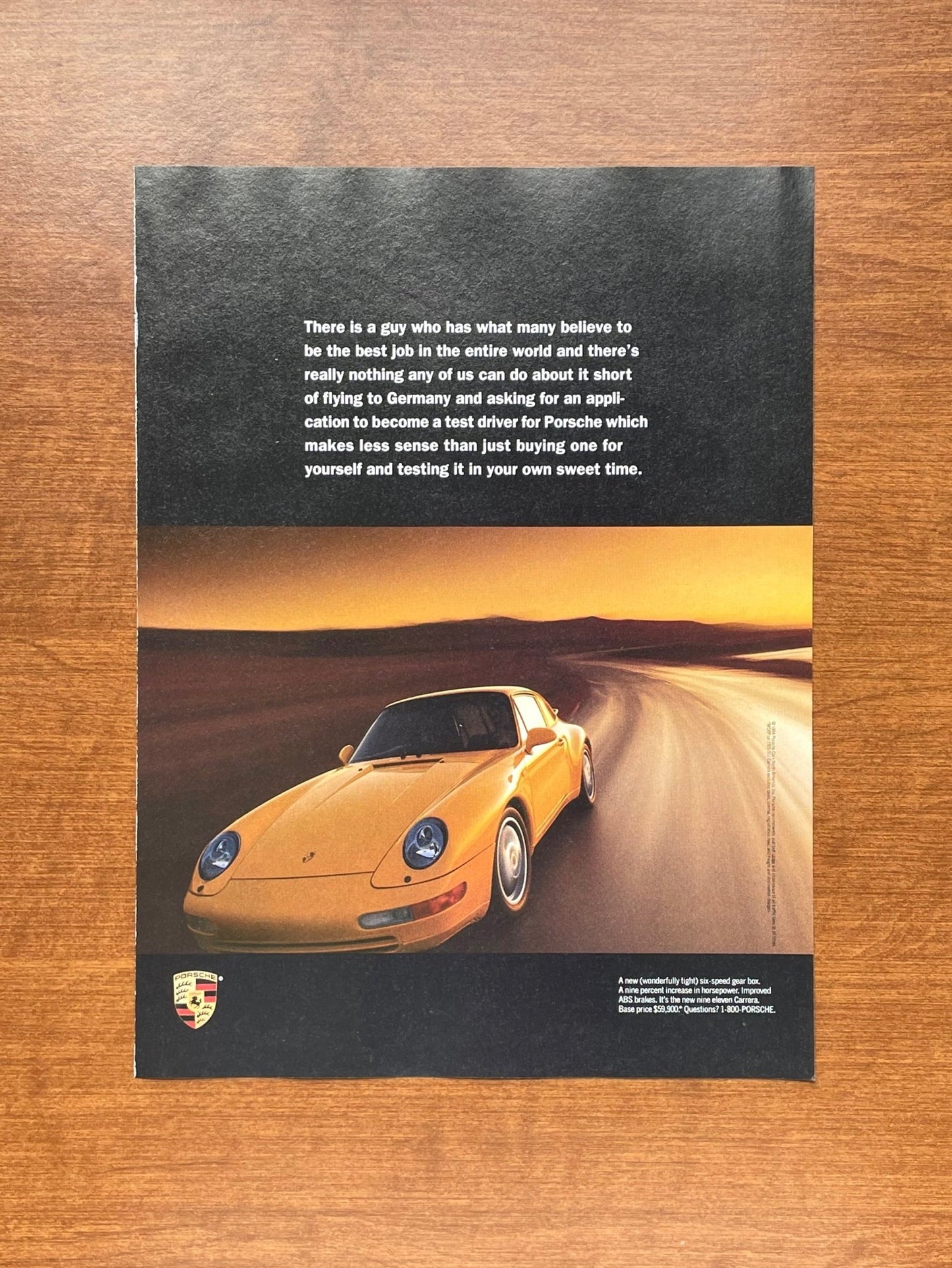 1994 Porsche 911 Carrera "There is a guy..." Advertisement