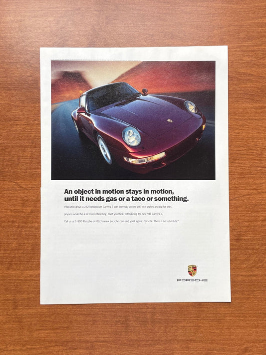 1997 Porsche 911 Carrera S "until it needs gas or a taco..." Advertisement