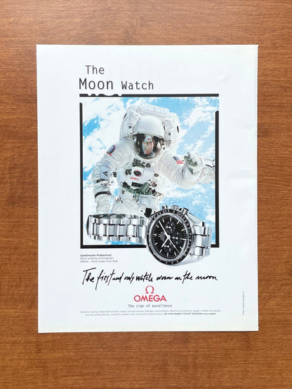 1998 Omega Speedmaster "The Moon Watch" Advertisement