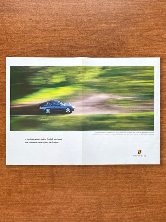 1998 Porsche 911 "1.1 million words..." 2 - page Advertisement