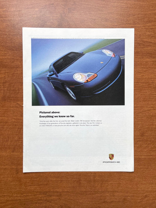 1998 Porsche 911 "Everything we know so far" Advertisement