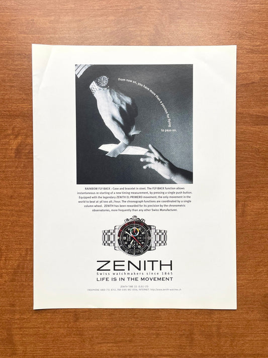 1998 Zenith Rainbow Fly - Back Advertisement