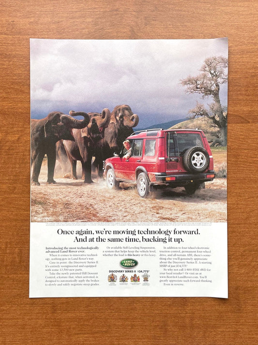 1999 Discovery "at the same time, backing it up." Advertisement