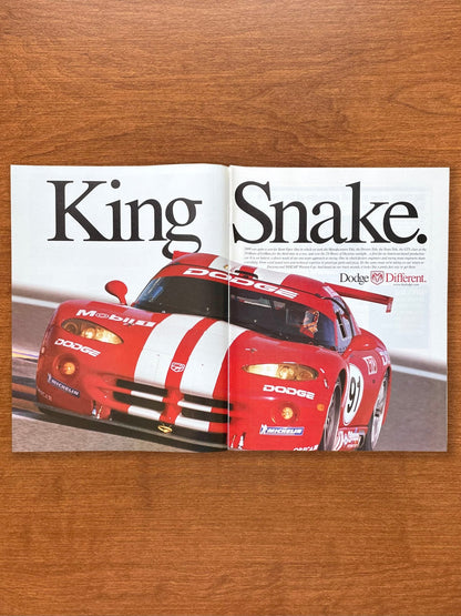 2001 Dodge Viper "King Snake" Advertisement