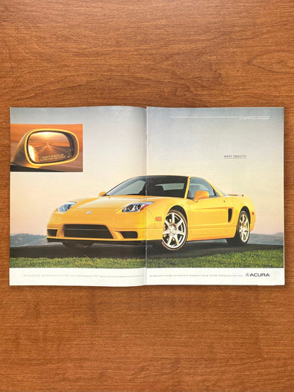 2002 Acura NSX "What Objects?" Advertisement