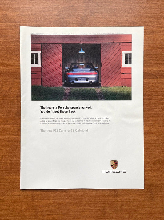 2003 Porsche 911 Carrera 4S Cabriolet "don't get those back." Advertisement