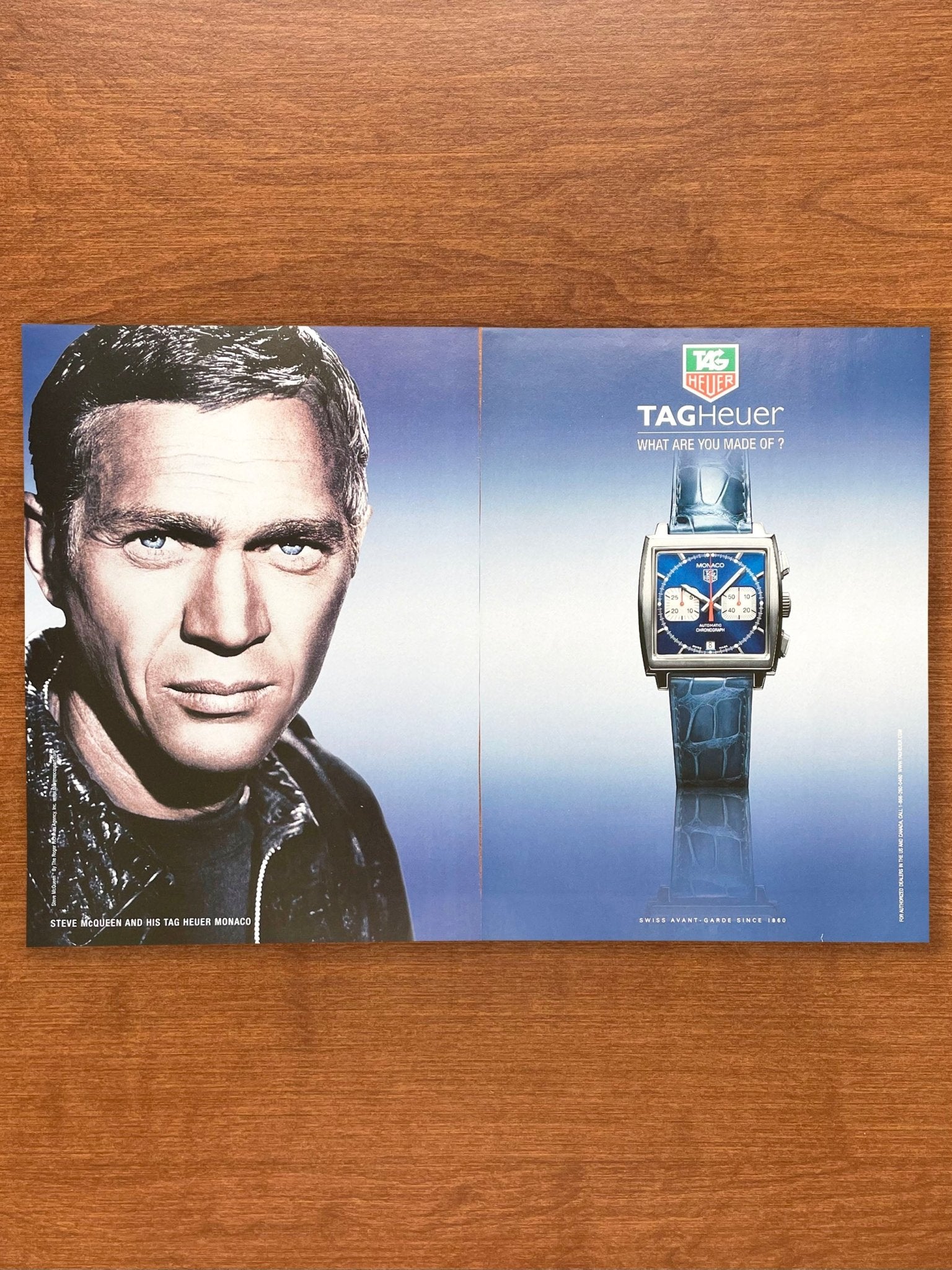 2004 Heuer Monaco feat. Steve McQueen Advertisement