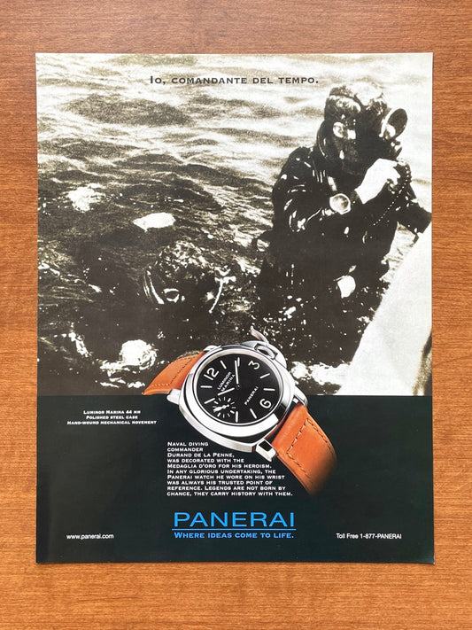 2005 Panerai Luminor Marina Advertisement