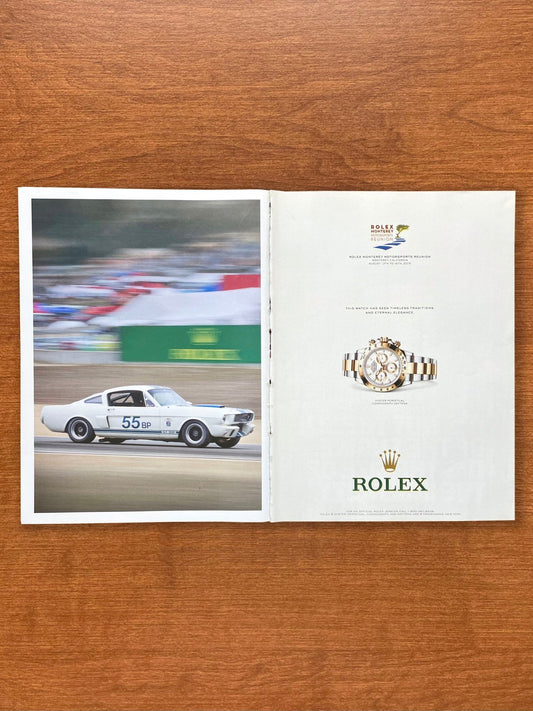 2015 Rolex Daytona Ref. 116523 "Monterey Motorsports Reunion" w/ Ford Mustang Advertisement