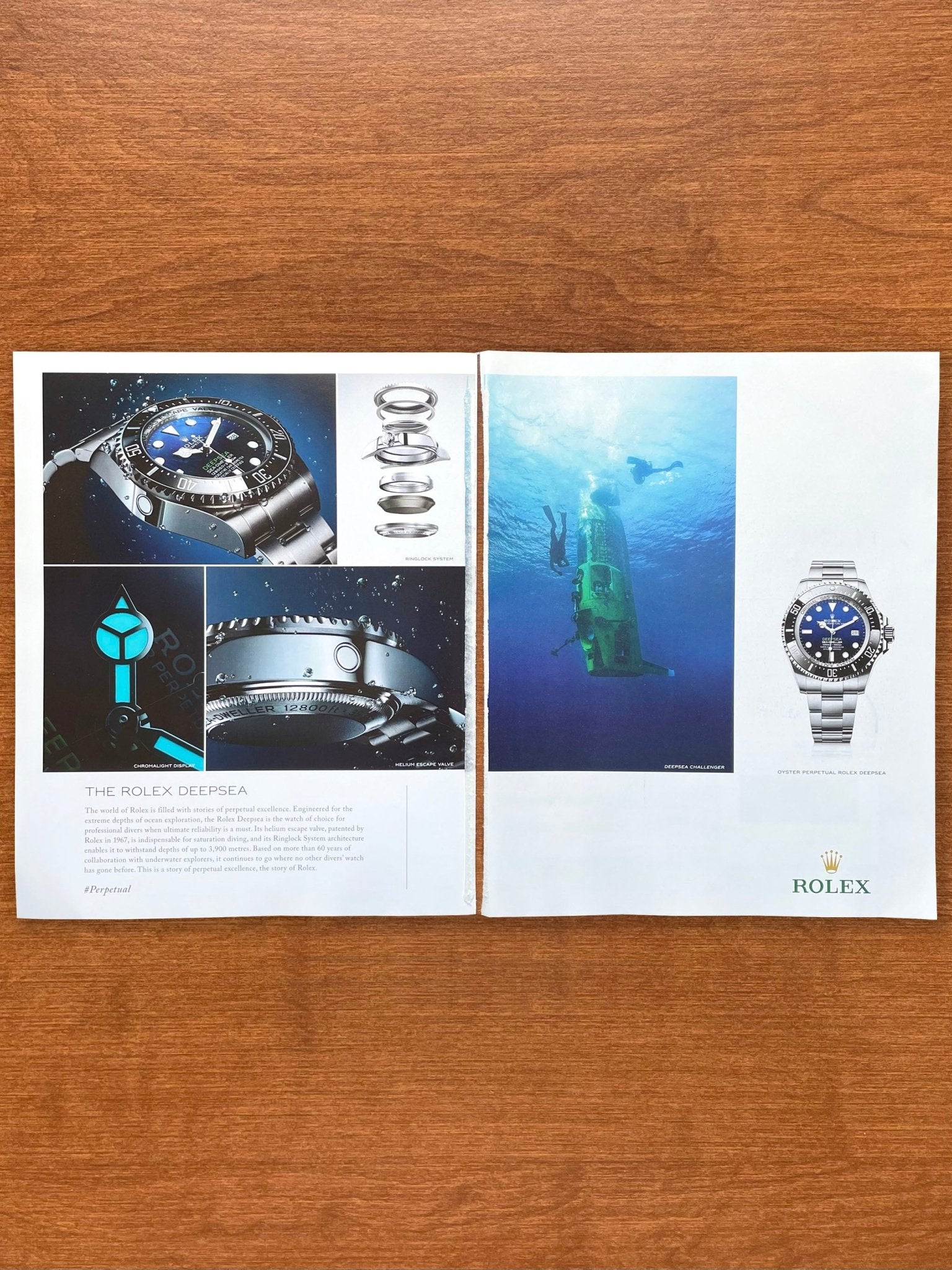 2019 Rolex Sea Dweller Deepsea Ref. 126660 "James Cameron D - Blue" Advertisement