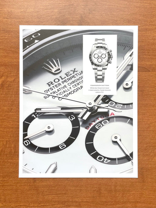 2024 Original Magazine Page feat. Rolex Daytona Ref. 126500