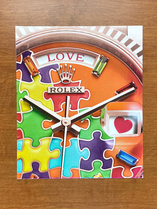 2024 Original page imagery of Everose Rolex Day Date with Puzzle dial and Emojis