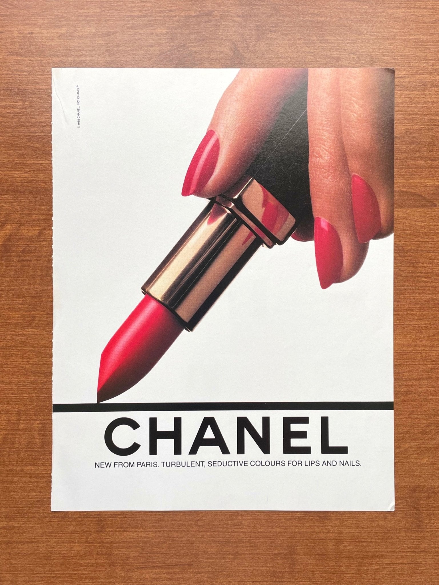 Chanel Lipstick Advertisement