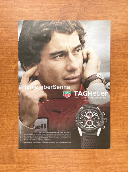 Tag Heuer Carrera feat. Ayrton Senna French Advertisement