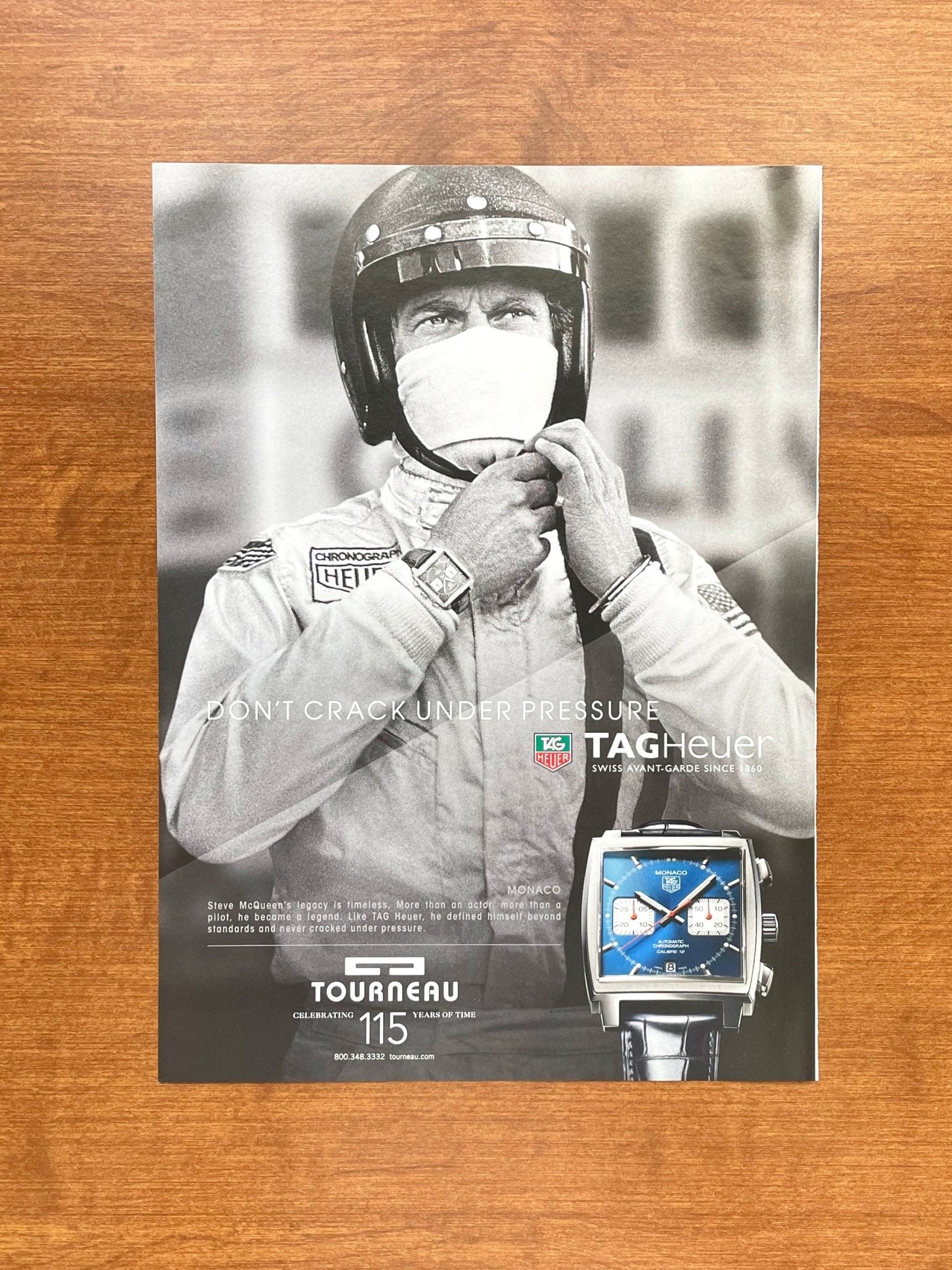 Tag Heuer Monaco feat. Steve McQueen Advertisement