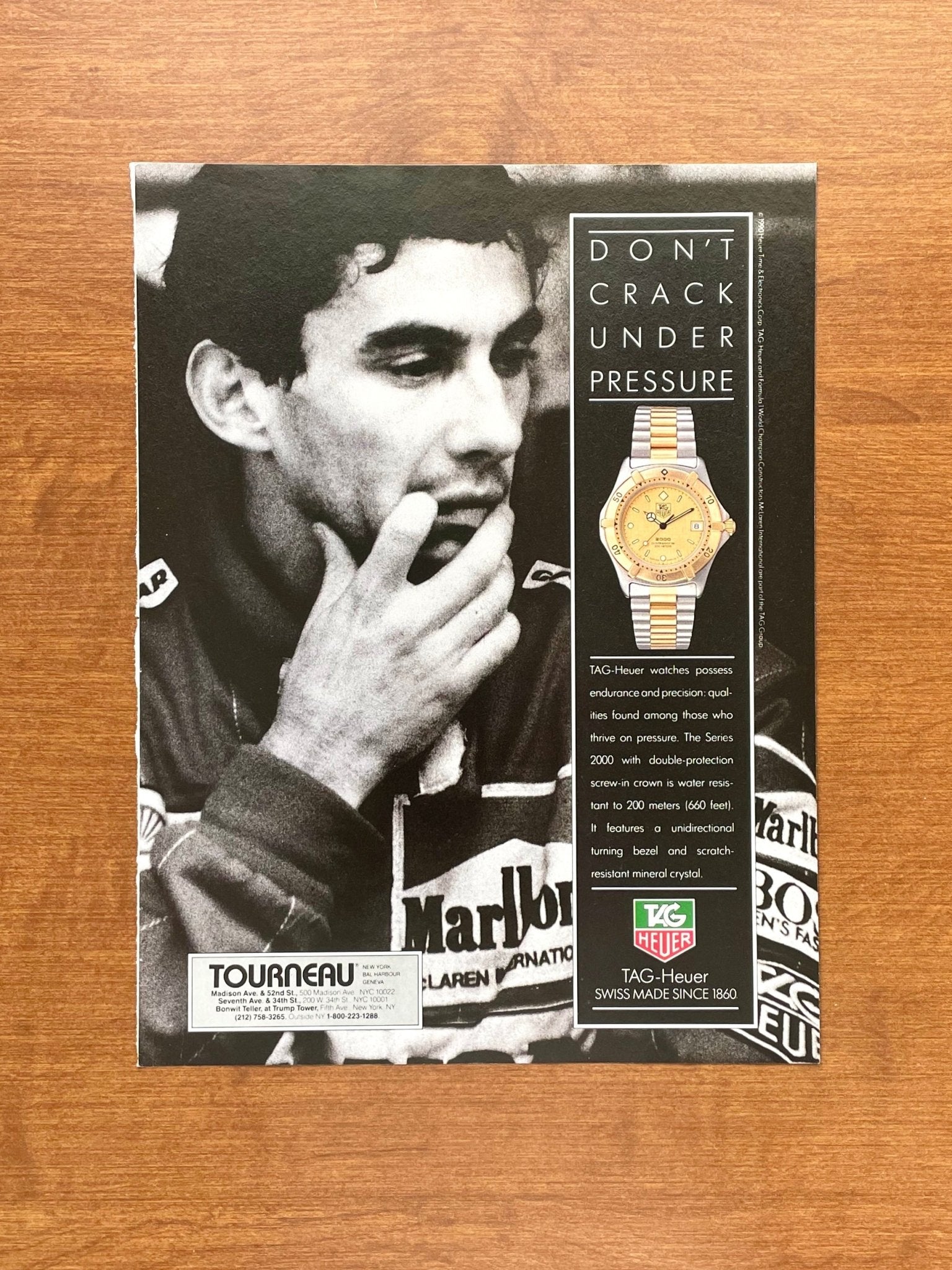 Tag Heuer Series 2000 feat. Ayrton Senna Advertisement