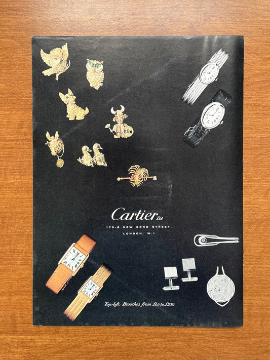 1966 Cartier Ltd at New Bond Street Advertisement