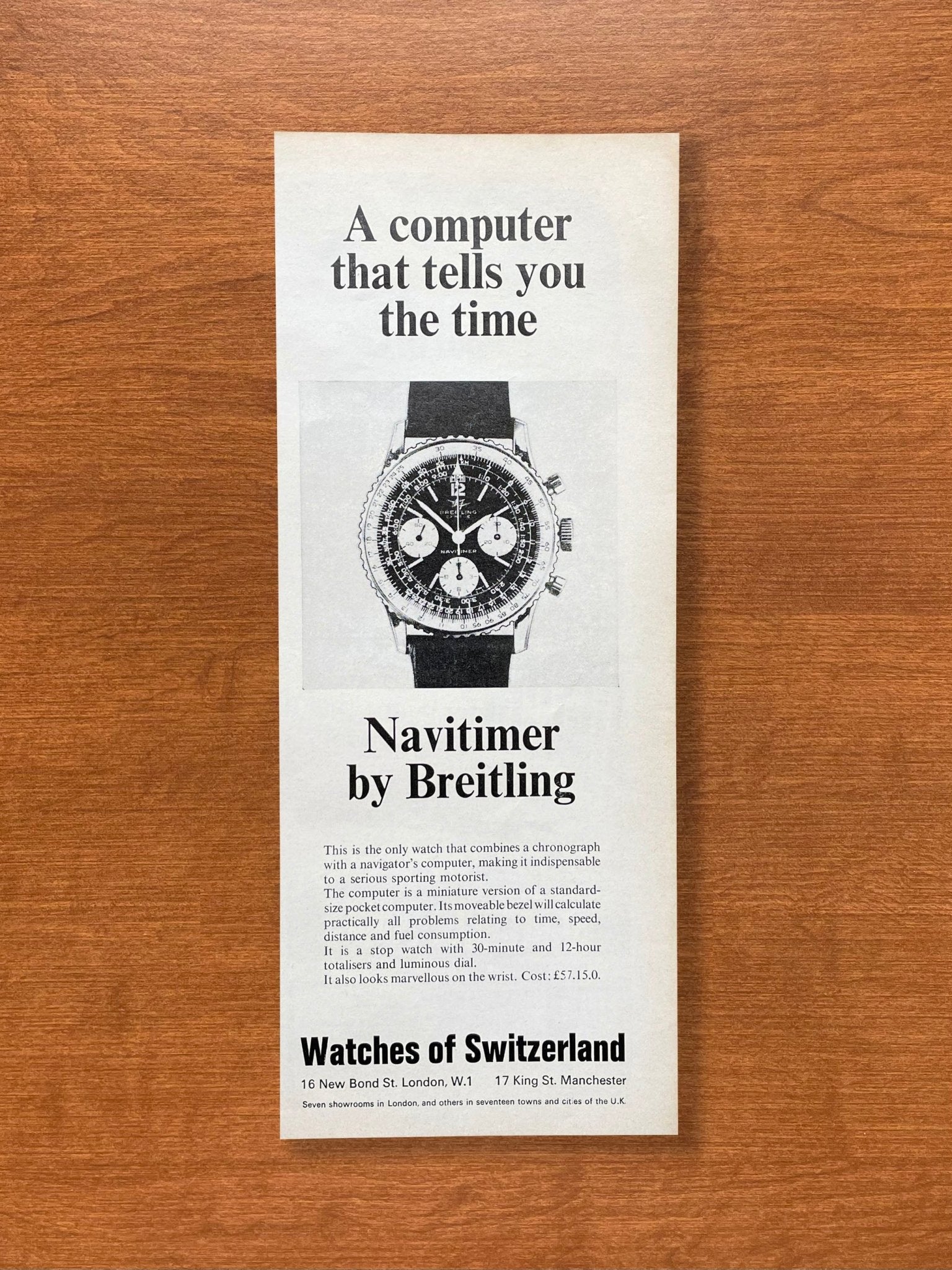 breitling navitimer 1969