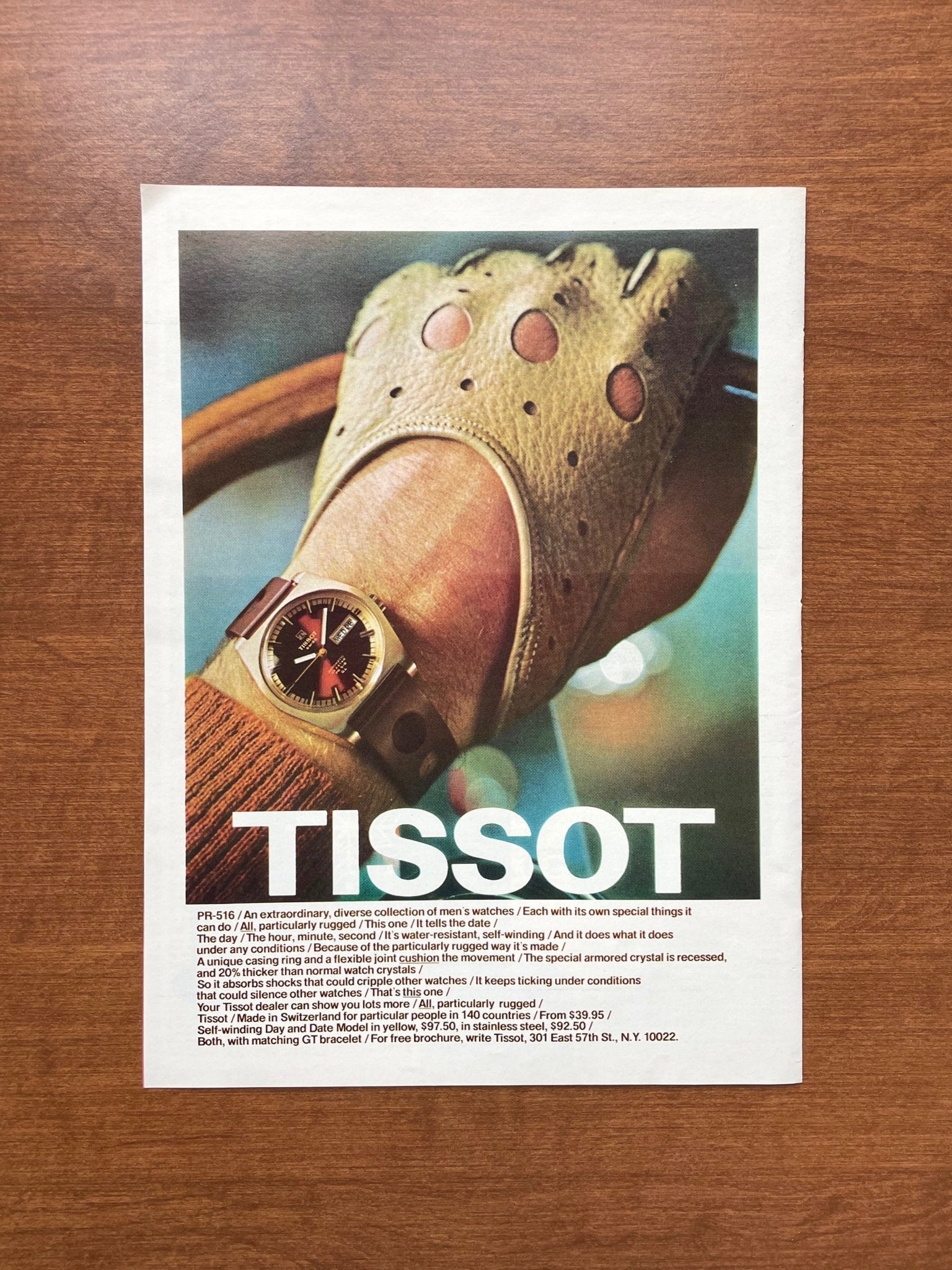 Tissot Ads Vintage Magazine Advertisements Ad Patina