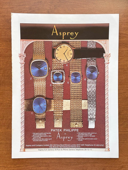 1976 Patek Philippe at Asprey Advertisement