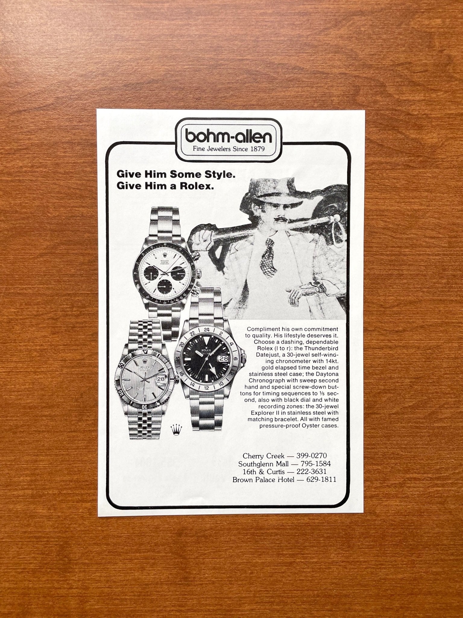 1976 Rolex Daytona Ref. 6263 with Datejust and Explorer II