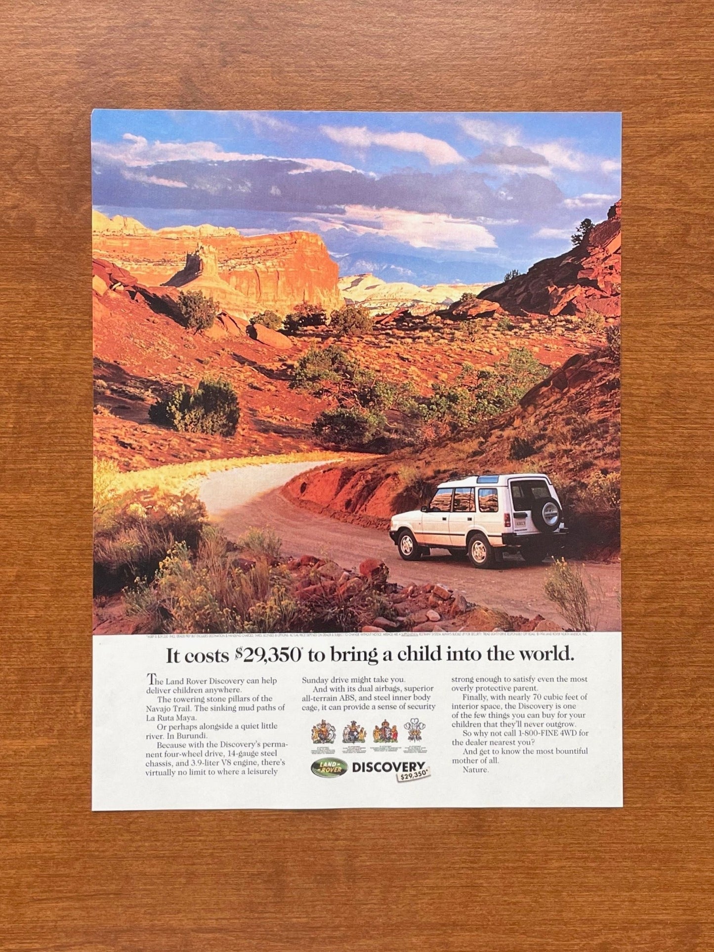 1995 Discovery "bring a child into the world." Advertisement