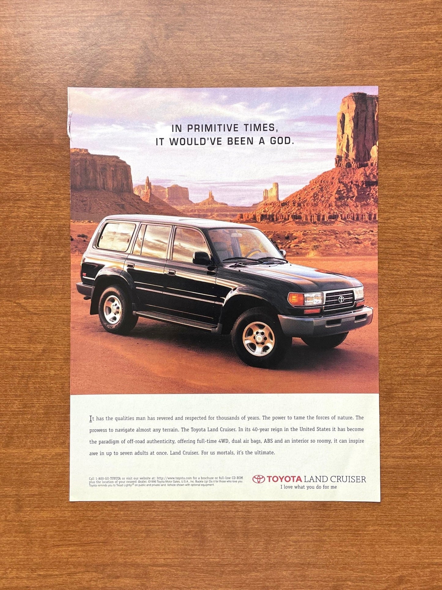 1997 Toyota Land Cruiser Advertisement