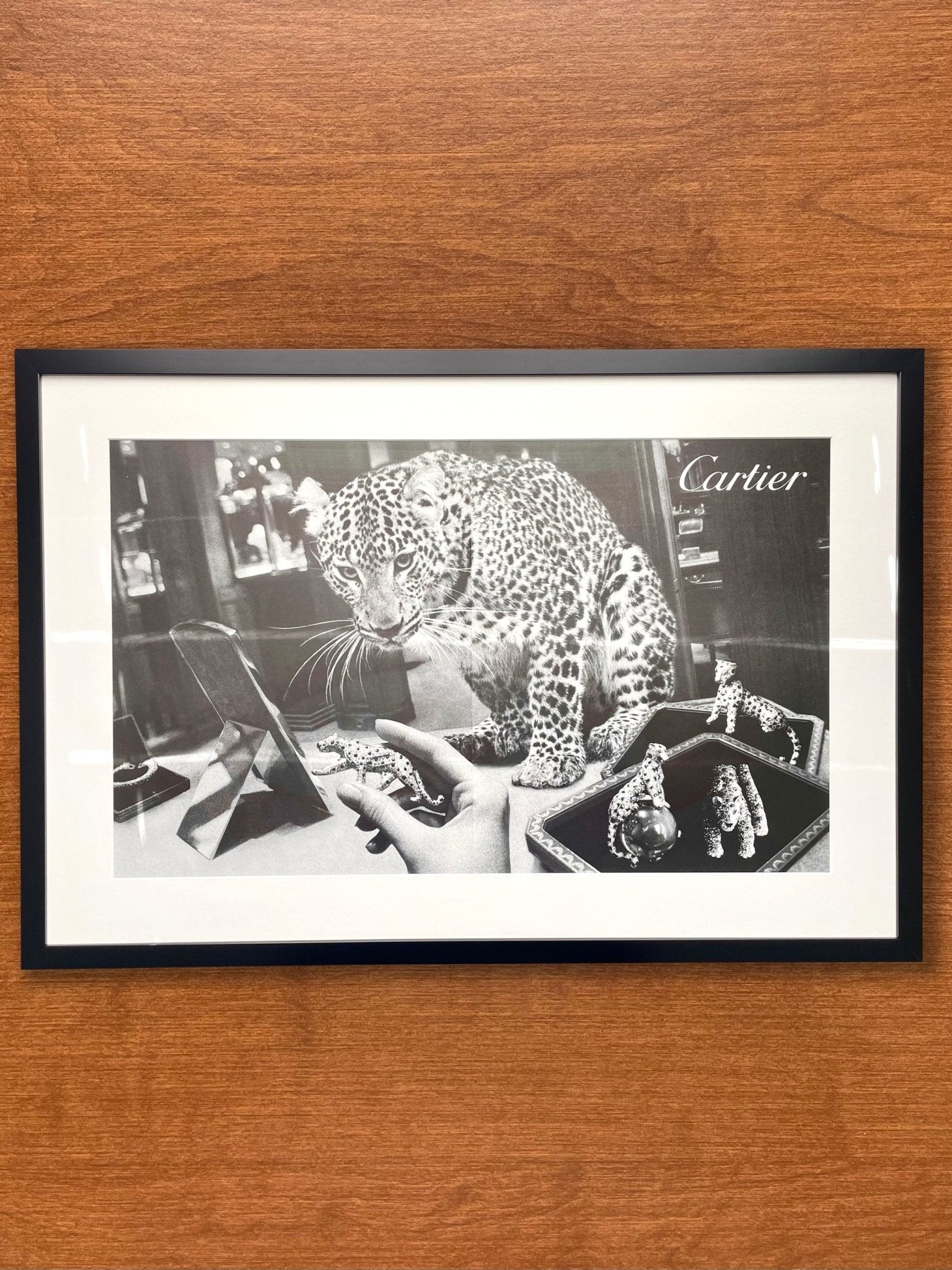 1999 Cartier Panther Looking at Jewlery Advertisement Ad Patina