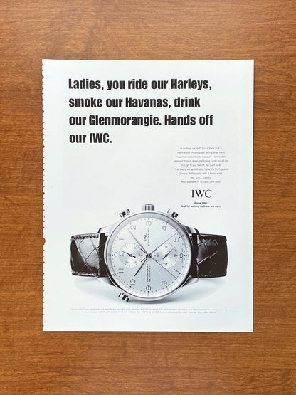 1999 IWC Portuguese Chrono-Rattrapante Ref. 3712 Advertisement