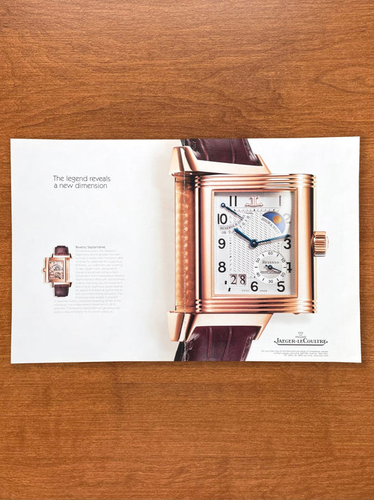 2002 Jaeger LeCoultre Reverso Septantieme Advertisement