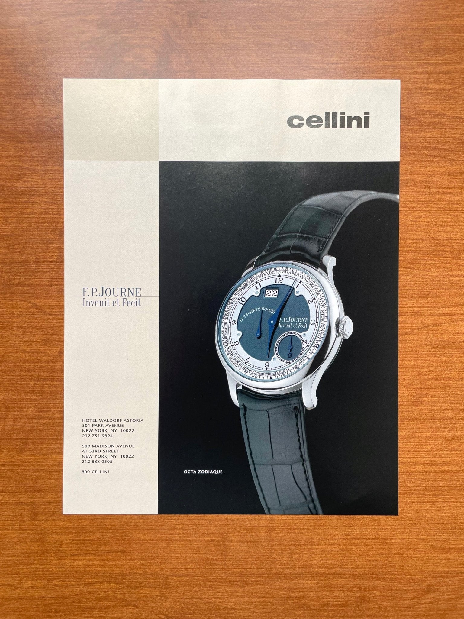 2005 F.P. Journe Octa Zodiaque at Cellini Advertisement