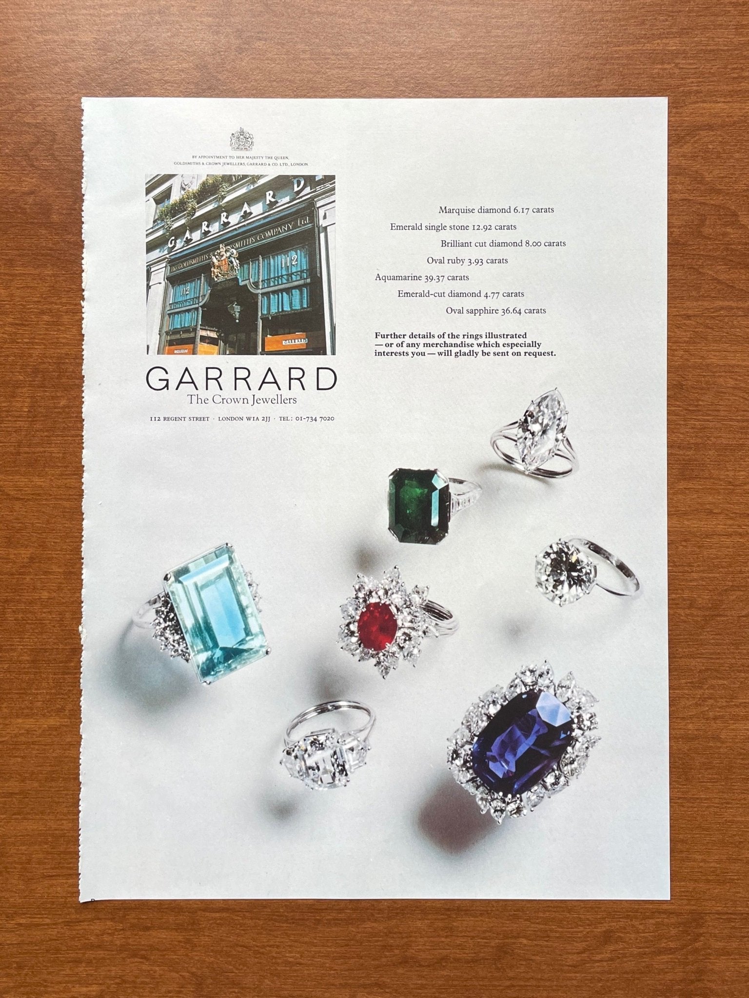 Garrard The Crown Jewellers Advertisement