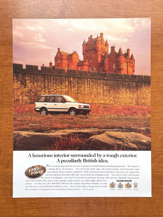 Range Rover "A peculiarly British idea." Ad Proof