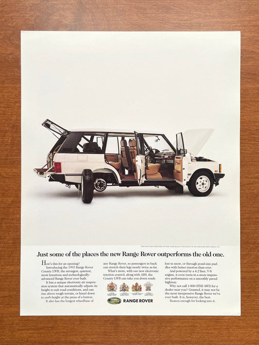 Range Rover "outperforms the old one." Ad Proof