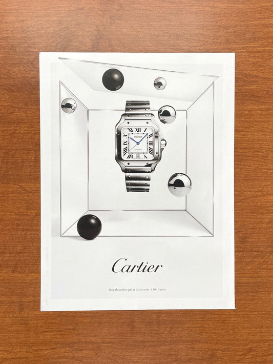 Santos De Cartier Watch Advertisement