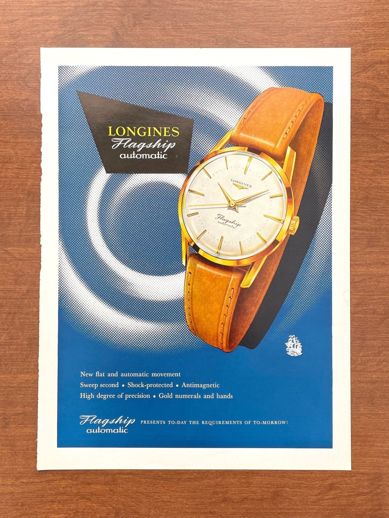 Vintage Longines Flagship Automatic Advertisement