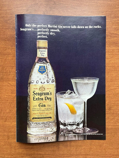 Vintage Seagrams Advertisement